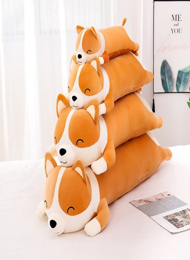 MIAOHAHA Long Plush Corgi Toy Cute Soft Stuffed Animal Corgi Dog Doll Kids Plush Toy Pillow Gift for Kids and Girls(Yellow, 60cm/23.6in) - Image 4